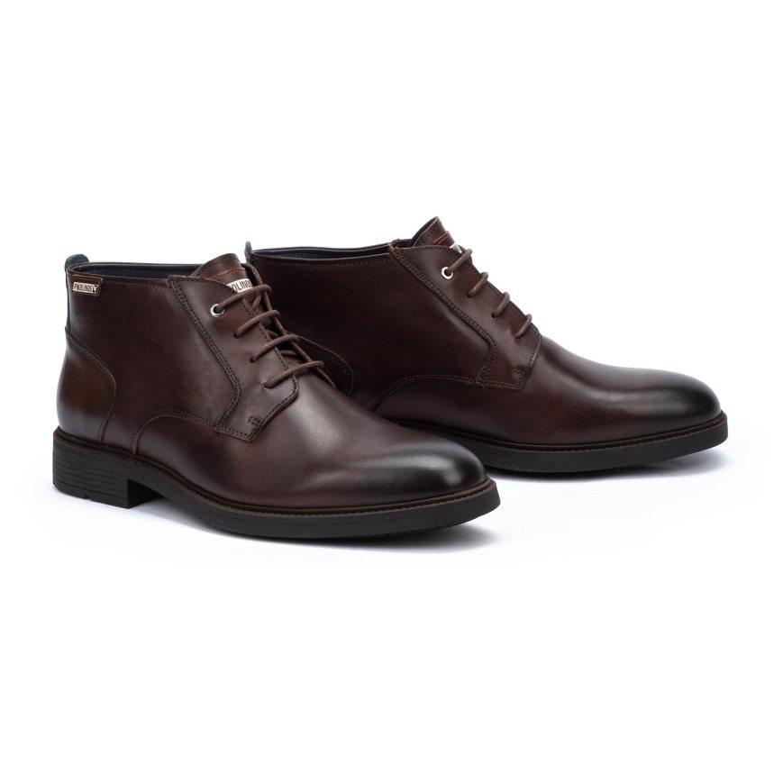 Men's Pikolinos LORCA Ankle Boots Brown | NZ ZQ98251